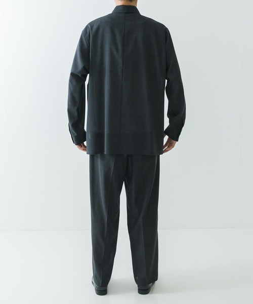 ATON パンツ 「別注」ATON×URBAN RESEARCH TWO TUCKED EASY