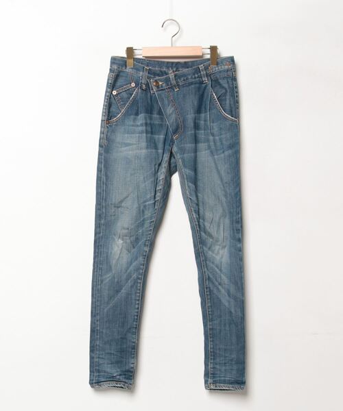 R13 「R13」 加工スキニーデニムパンツ 25 ブルー レディース  