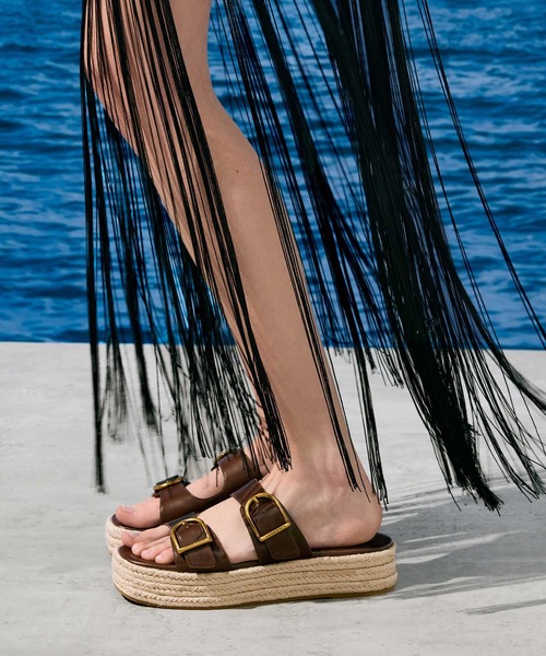 エスパドリーユ(サンダル) CHARLES ＆ KEITH サンダル エスパドリーユ ウエッジ レディース