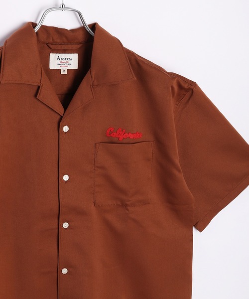 WESTSEA（ウエストシー） シャツ バック刺繍 半袖ボーリングシャツ