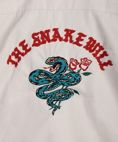 Hilton ジャガー刺繍 ボウリングシャツ 15-16 1/2 WESTSEA（ウエストシー） シャツ バック刺繍 半袖ボーリングシャツ
