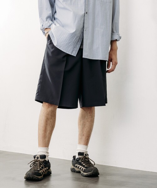 【オシャレ☆FREAK'S STORE】黒　カジュアルパンツ　サイズS FREAK'S STORE/【セットアップ対応】 リネンライク リラックス