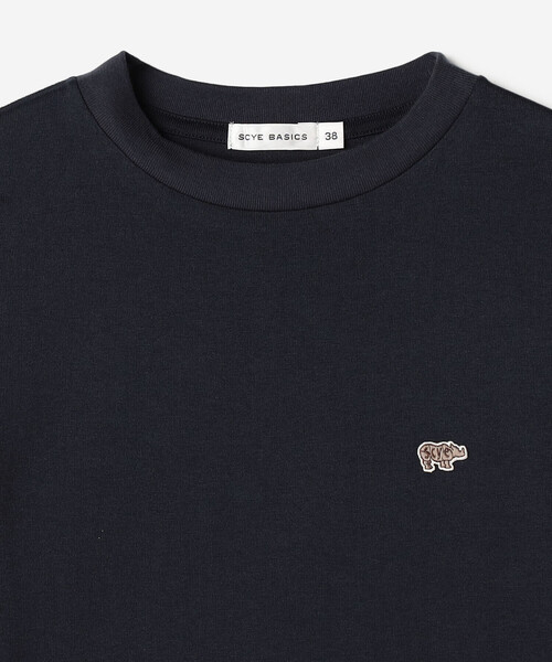 SCYE BASICS tシャツ | 「別注」コットン 半袖Tシャツ WOMEN