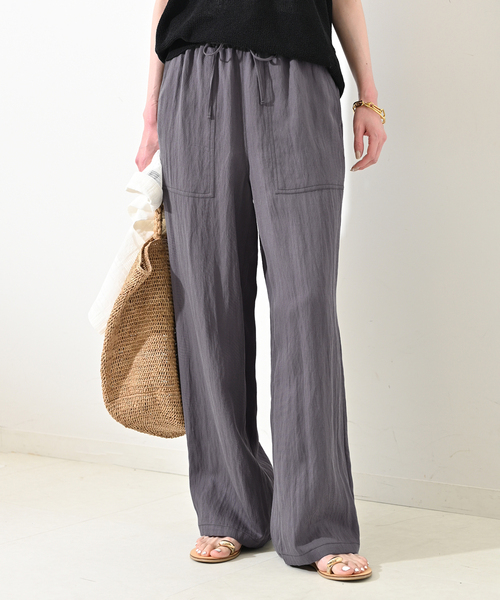 スローブイエナ crikle crikle crikle easy pant s スローブイエナ crikle crikle crikle easy pant s - パンツ最