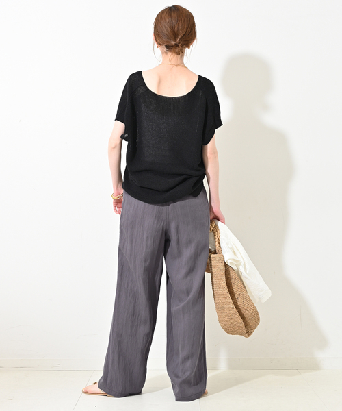 スローブイエナ crikle crikle crikle easy pant s スローブイエナ crikle crikle crikle easy pant s - パンツ最