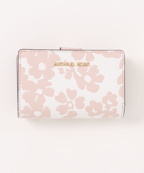 Michael Kors フォールド ジップ コンパクトウォレット ミディアム 公式アウトレット】JET SET TRAVEL ビルフォールド ジップ