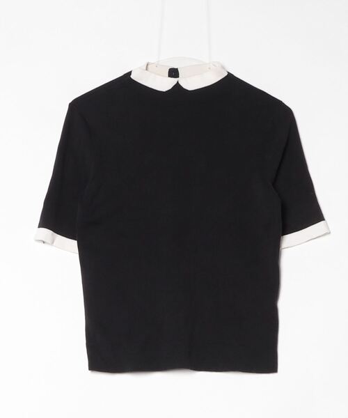 「MACKINTOSH PHILOSOPHY」 半袖ニット 38 ブラック レディース