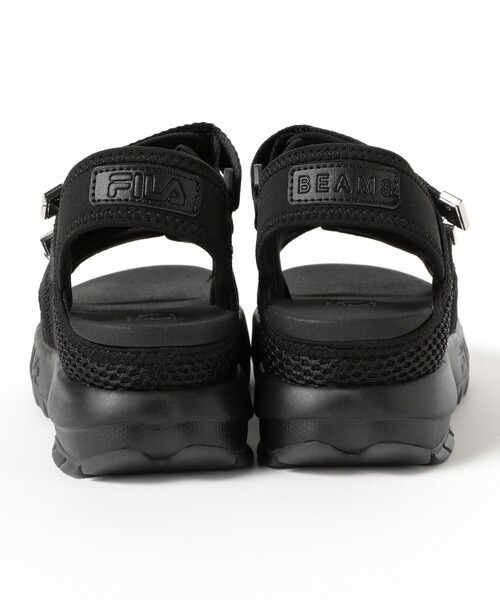 FILA DISRUPTOR SD PUFFY UNISEX スポーツサンダル BLACK フィラ FILA レディース サンダル 厚底 スポサン DISRUPTOR SD