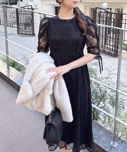 INGNI(イング) ドレス 「WEB限定」スパンコールレース INGNI(イング) ドレス 「WEB限定」スパンコールレース