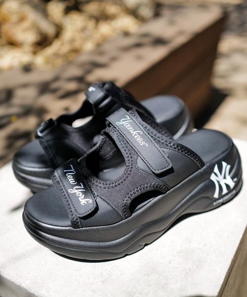 MLB サンダル 「MLB/エムエルビー」厚底スポーツサンダル レディース