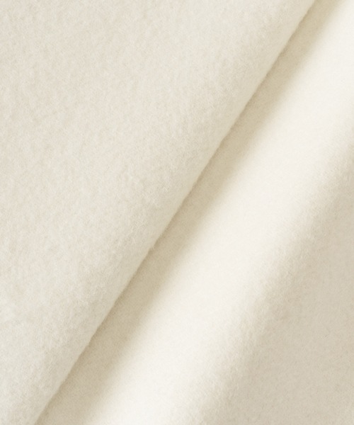 「LOULOU WILLOUGHBY」 ノーカラーコート 2 ホワイト レディース_画像9