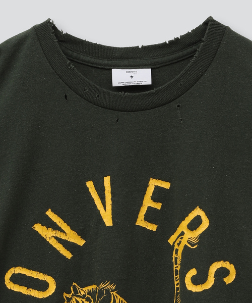 「CONVERSE TOKYO」 長袖シャツ FREE ブラック レディース CONVERSE TOKYO 「CONVERSE TOKYO」 長袖カットソー FREE