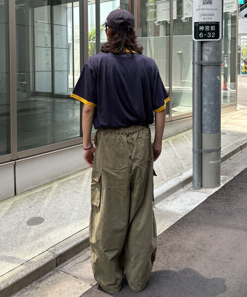 yenn バルーンカーゴパンツ YENN (イエン) ヴィンテージウォッシュ バルーンカーゴパンツ