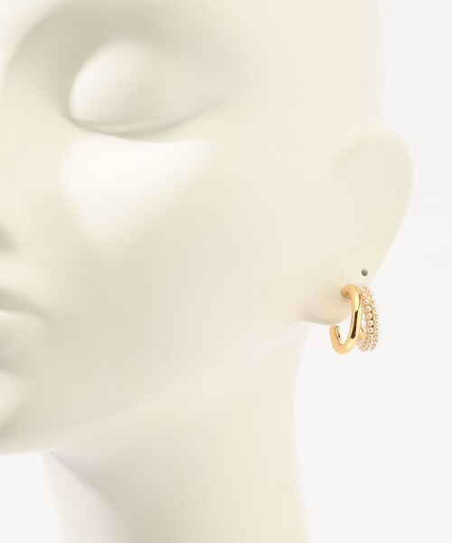 ≪Kenneth Jay Lane≫ 小粒 パール フープ ピアス Kenneth Jay Lane パールフープピアス｜トゥモローランド 公式通販
