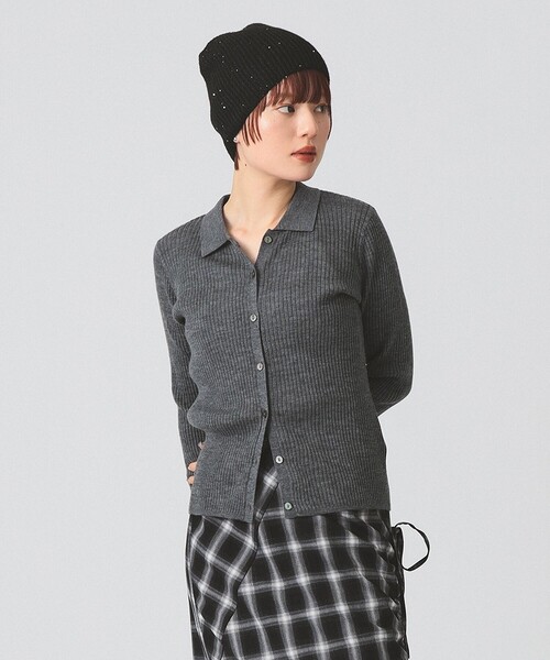 Ray BEAMS（レイ ビームス） カーディガン リブ ポロ カーディガン