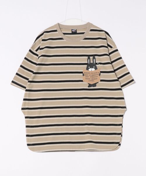 ☆スカラーパリティ　352124：子探しパパラビル ボーダーTシャツ 352124：子探しパパラビル ボーダーTシャツの通販-ScoLar