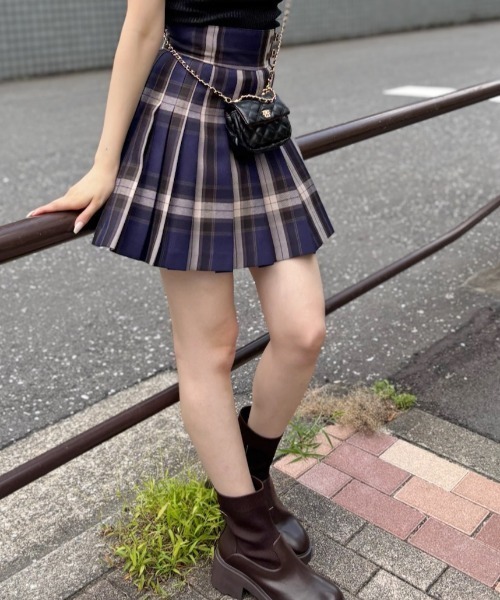 SNIDEL プリーツスカショーパン BLK 0サイズ プリーツスカショーパン(ショートパンツ)｜パンツ｜SNIDEL