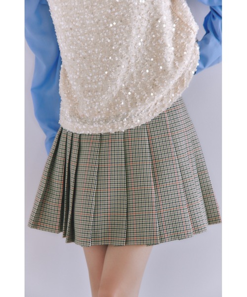 【2025SS】SNIDELプリーツスカパン　ベージュSサイズ SNIDEL（スナイデル）の「プリーツスカショーパン（その他パンツ