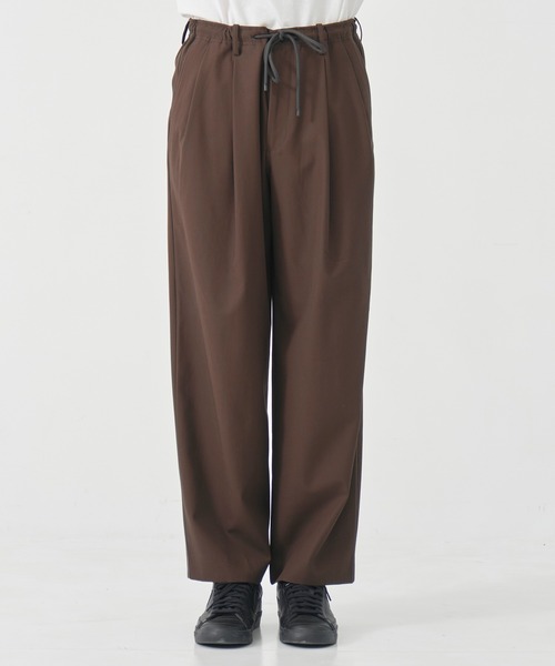 pleated trousers type-2 ダークブラウン　サイズM PLEATED TROUSERS ( TYPE-2 ) | WACKO MARIA(ワコマリア