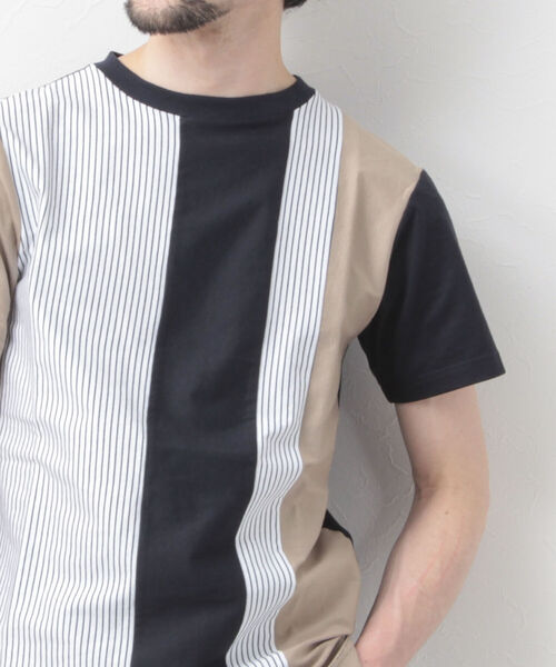 「NOLLEY'S goodman」 半袖Tシャツ SMALL ブラック系その他5 メンズ