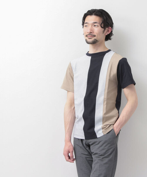 「NOLLEY'S goodman」 半袖Tシャツ SMALL ブラック系その他5 メンズ