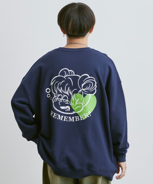 Remember. スウェットカットソー LARGE グレー メンズ : ZOZOTOWN