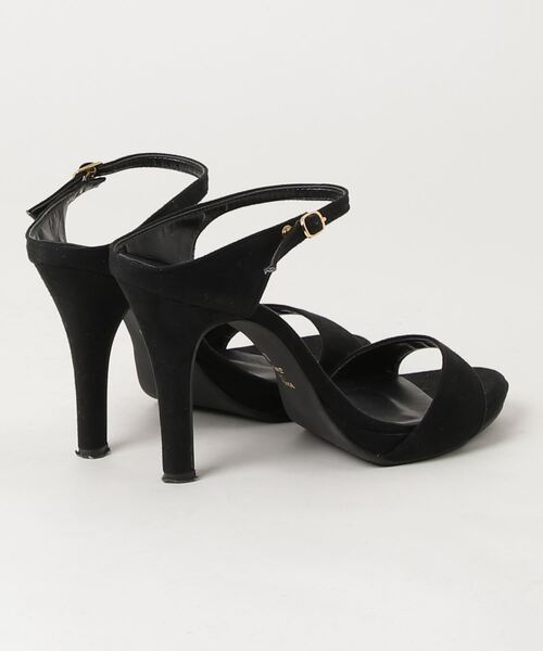 「ESPERANZA」 ヒールサンダル L ブラック レディース_画像2