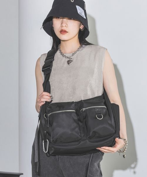 『JEANASIS ショルダーバッグ』 JEANASIS 「JEANASIS」 ショルダーバッグ FREE ブラック レディース