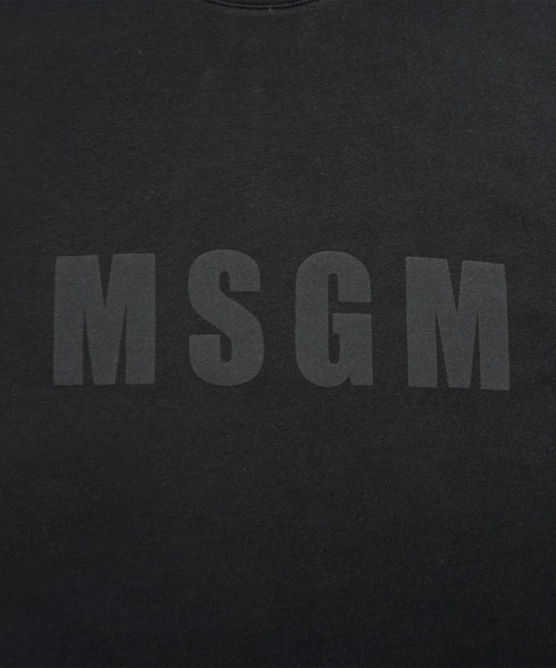MSGM（エムエスジーエム） tシャツ 「NEW」MSGM WASHEDロゴ ロング