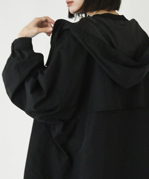 「and it_」 ジップアップブルゾン M ブラック レディース_画像6