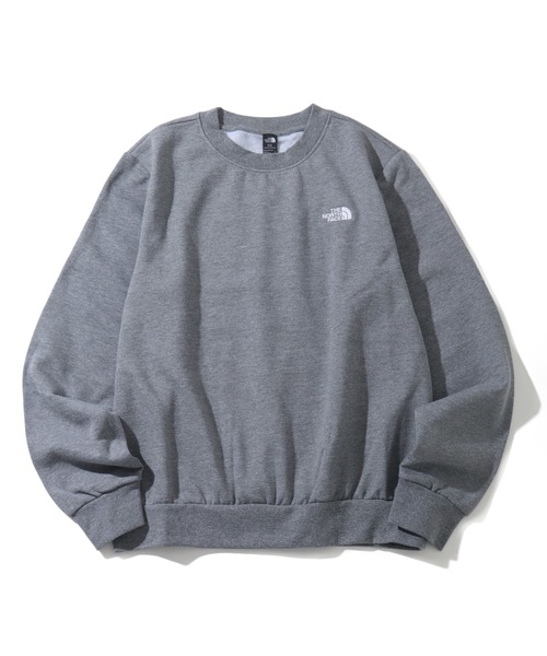 フォロー割 ノースフェイス スウェット 長袖 ダメージ加工 グレー K641D THE NORTH FACE（ザ ノースフェイス） トレーナー スウェット 「THE