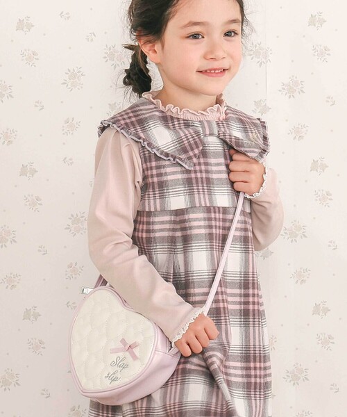 ショルダー ショルダーバッグ ハートキルトポシェット キッズ 子供 男の子 女の子 | SLAP SLIP