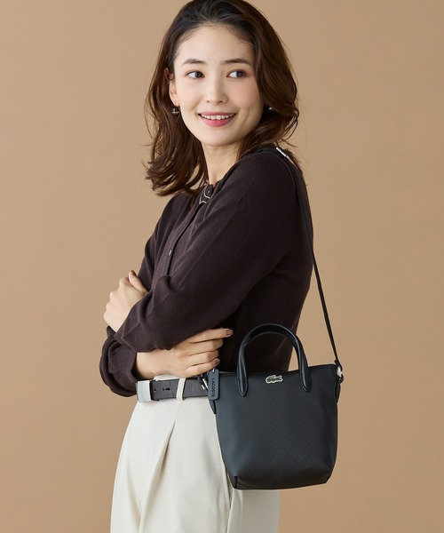 LACOSTE トートバッグ 「L.12.12」CONCEPT 2WAYミニトート レディース