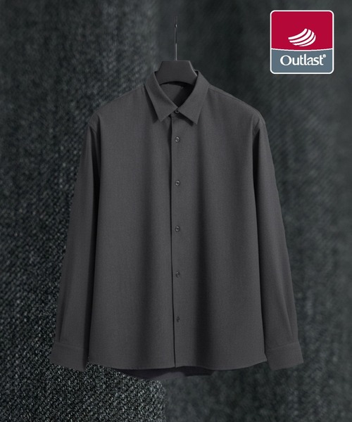 UNITED TOKYO アウトラストロングスリーブシャツ アウトラストロングスリーブシャツ(1 LIGHT GREY): : メンズ｜UNITED