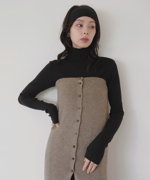 LIAN（リアン） スカート 2WAYマルチニットスカートビスチェ