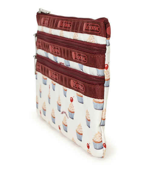 LeSportsac（レスポートサック） ポーチ 3ZIP COSMETIC カップケーキ
