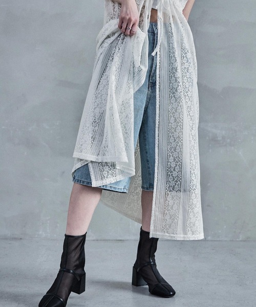 「Fashion Letter」 キャミソールワンピース M ライトベージュ レディース_画像7