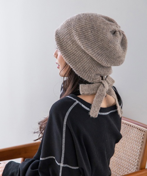 polcadot（ポルカドット） ニット帽 ニットキャップ 3wayニット