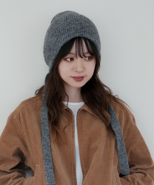 polcadot（ポルカドット） ニット帽 ニットキャップ 3wayニット