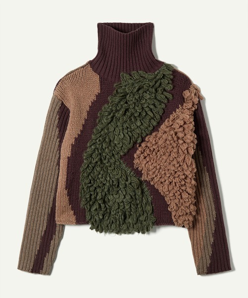 leinwande（ラインヴァンド） ニット セーター Landscape Intarsia