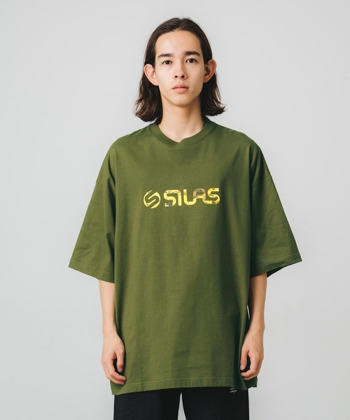 「SILAS」 半袖Tシャツ L ホワイト メンズ_画像8