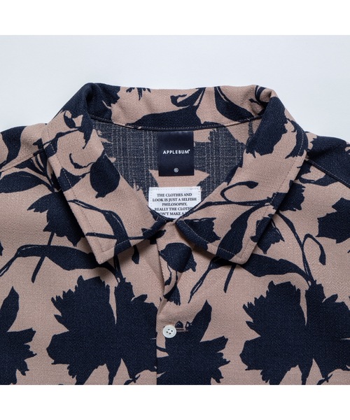 「APPLEBUM」 半袖シャツ LARGE ベージュ メンズ_画像4