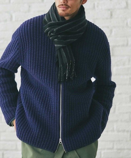 IMC マフラー カシミヤ100％ メンズ リバーシブルマフラー メンズ