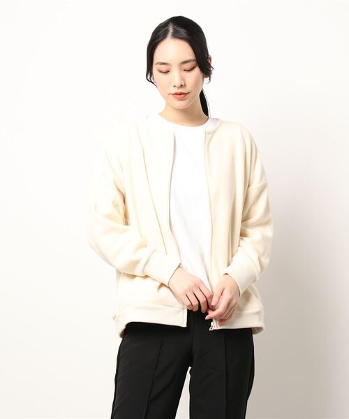 「sm2rhythm」 ブルゾン フリ- クリーム レディース_画像2