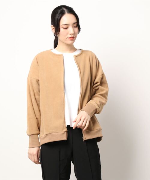 「sm2rhythm」 ブルゾン フリ- クリーム レディース_画像6