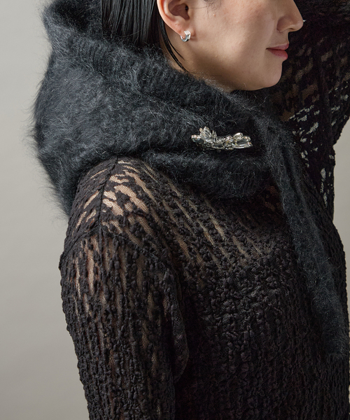 ASAUCE MELER（アソースメレ） ネックウォーマー スヌード カシミヤ