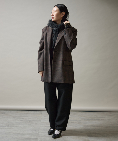 ASAUCE MELER（アソースメレ） ネックウォーマー スヌード カシミヤ