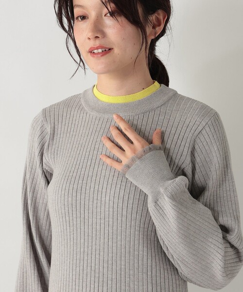 Afternoon Tea（アフタヌーンティー） ニット セーター レイヤード風