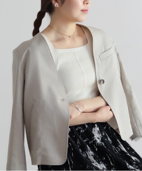 NOMBRE IMPAIR（ノンブルアンペール） ジャケット ノーカラー