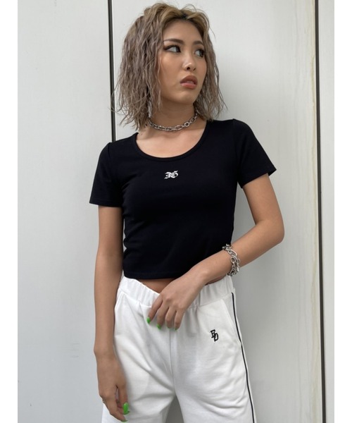「EGOIST」 半袖Tシャツ FREE ピンク レディース_画像4